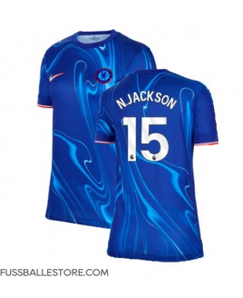 Günstige Chelsea Nicolas Jackson #15 Heimtrikot Damen 2024-25 Kurzarm